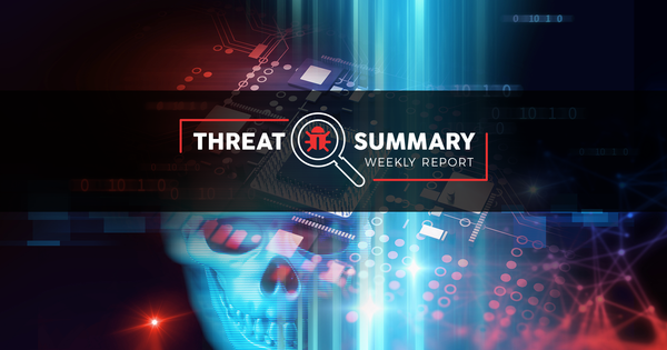 Threat Summary - Week 35, 2019