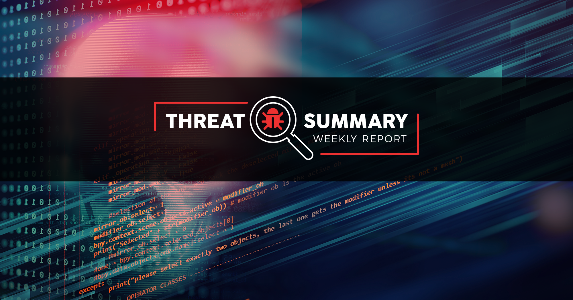 Threat Summary - Week 45, 2019